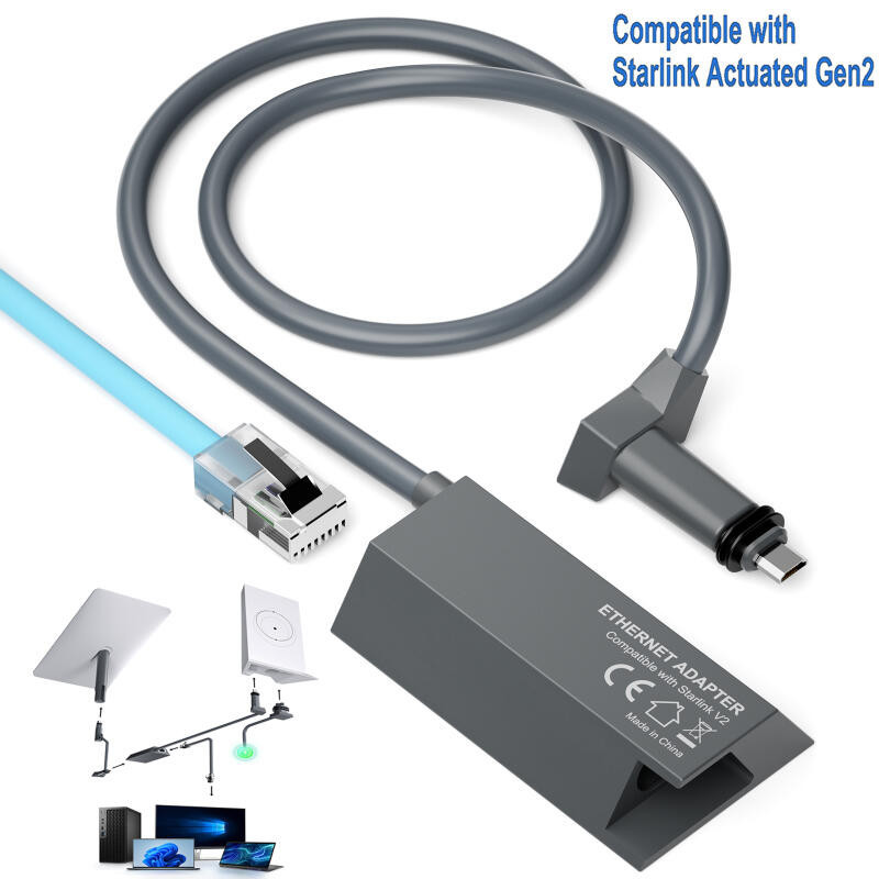 Ethernet Adapter Rectangle Dish Antenna Satellite USB Internet ...