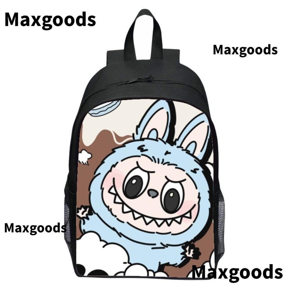 MAX Labubu Backpack, Large Capacity Printed Cartoon Schoolbag, Cute ...