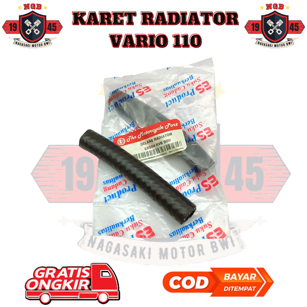 Honda Vario 110 KVB Straight Motorcycle Radiator Hose - Vario 110 ...