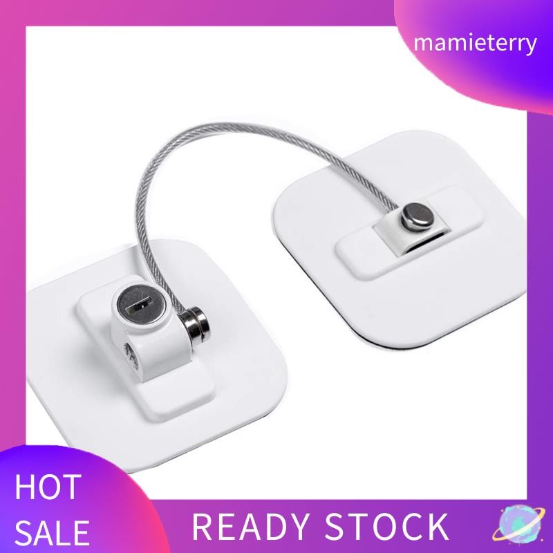 Fridge Lock,Refrigerator Locks,Freezer Lock with Key for Child Safety
