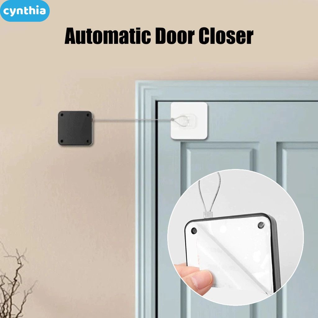 Automatic Door Closer Pull Cord Door Closers Adjustable Surface Door ...