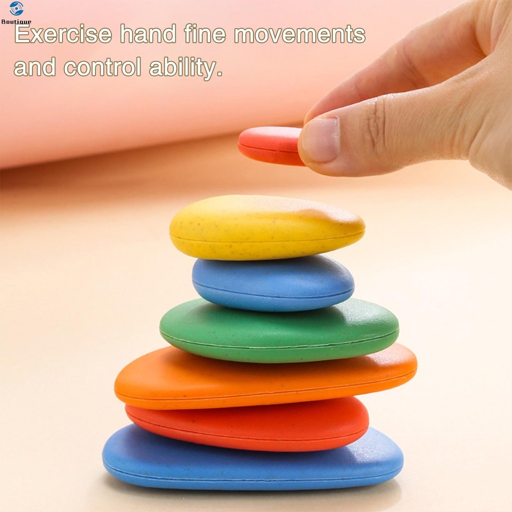 Rainbow Pebbles Activity Set Creative Intelligence Logic Training ...
