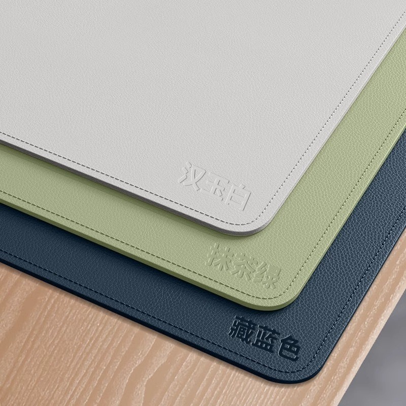 Table mat, mouse pad 皮革书桌垫轻奢超大号鼠标垫子电脑办公室桌面垫学习桌桌垫高颜值 现货 热卖Ready Stock ...