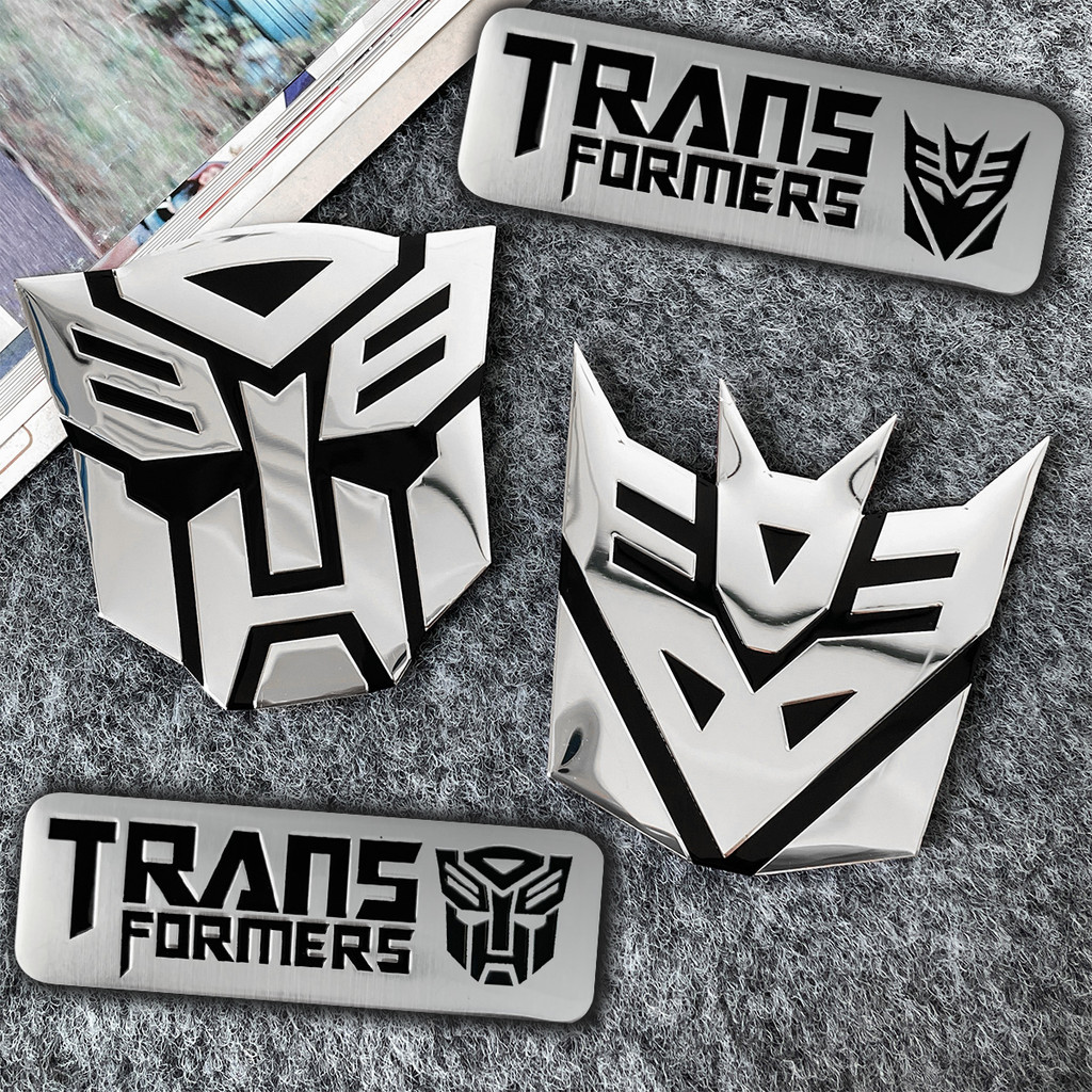 Transformers Car Sticker Autobot Symbol Aluminum Metal Badge Decal for ...
