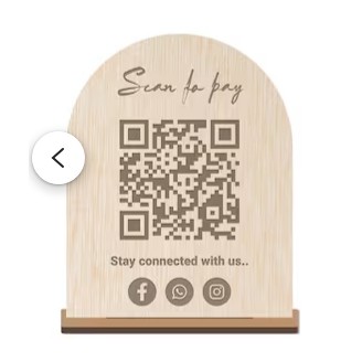 ewallet QR CODE MAE + Tapak / Maybank QRPAY/ TNG/ Grab Pay WOOD WITH ...