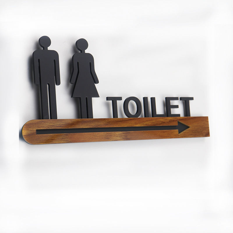 Toilet Sign Sign Graphical Symbols Restroom Sign Signage for Shops Bar ...