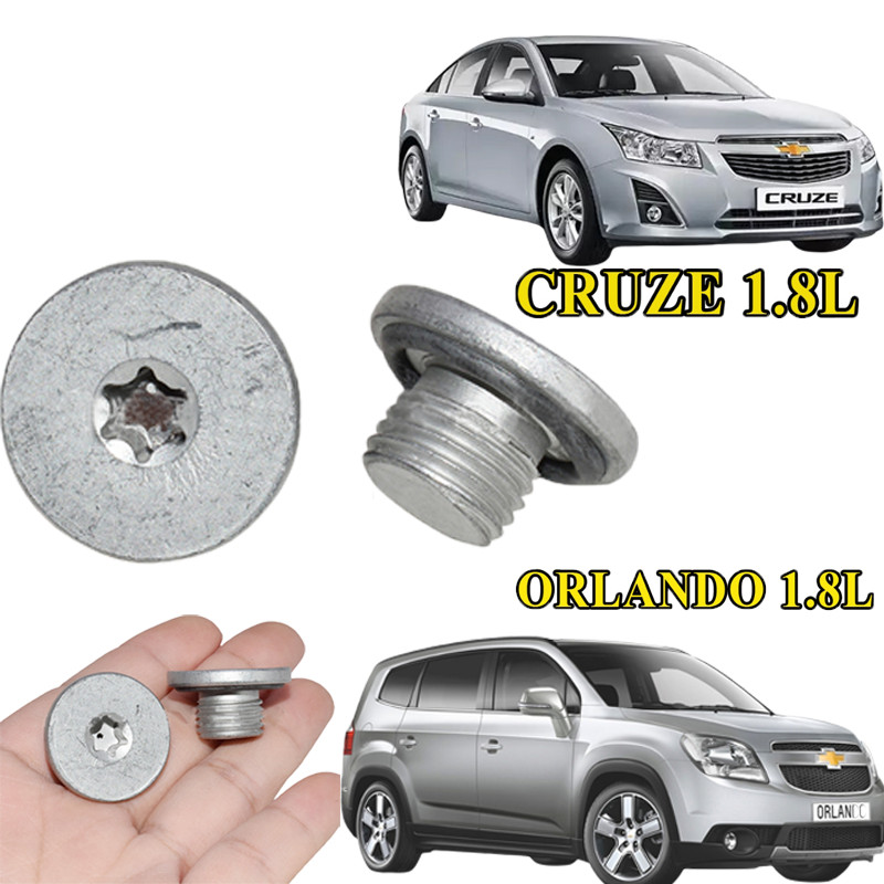 Engine Oil Pan Drain Plug Bolt 1pc for CRUZE ORLANDO & TRAX SONIC