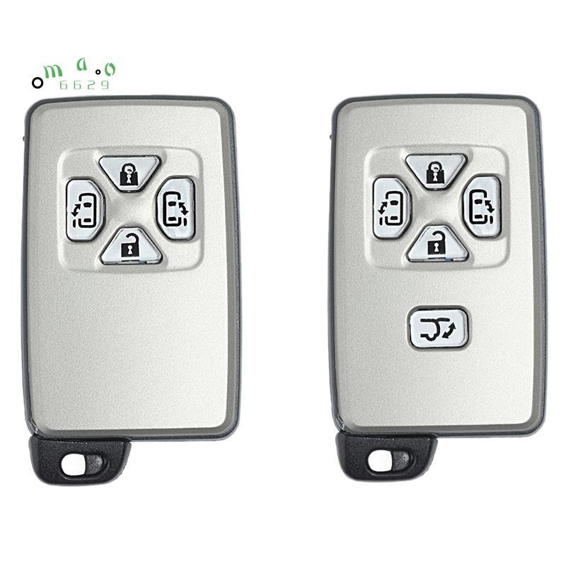 Car Smart Card Remote Car Key Shell Case Fob For Toyota Alphard Estima ...