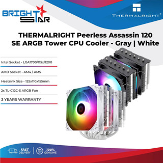 THERMALRIGHT Peerless Assassin 120 SE ARGB Tower CPU Cooler - Silver ...