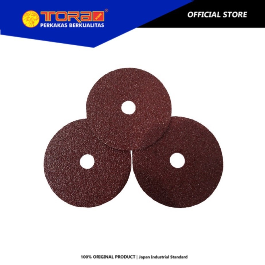 Tora 4 Inch Grit 400 Unit Fiber Sandpaper Abrasive Fiber Disc