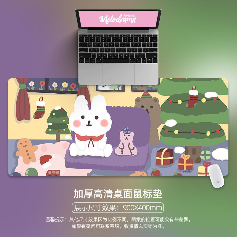 Mouse Pad Oversized Desk Mat Ins Student Keyboard Small Girl Heart ...