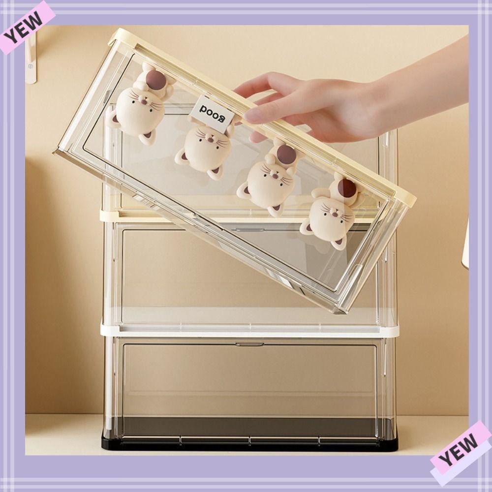 YYE Figure Display Rack, POP MART Model Box Storage Box, Fashion ...