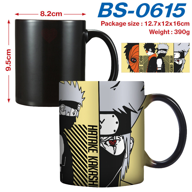 Naruto Hatake Kakashi Cartoon High Temperature Color Change Ceramic ...