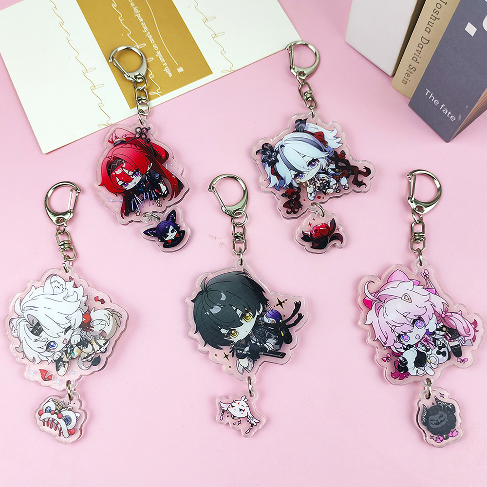 Game Wuthering Waves Acrylic Keychain Yinlin Lingyang Jinhsi Calcharo ...
