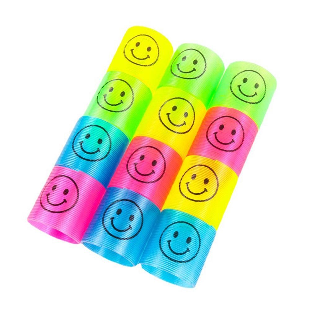 Stretch Smiley Rainbow Circle Children's Educational Circle Spring Toys ...