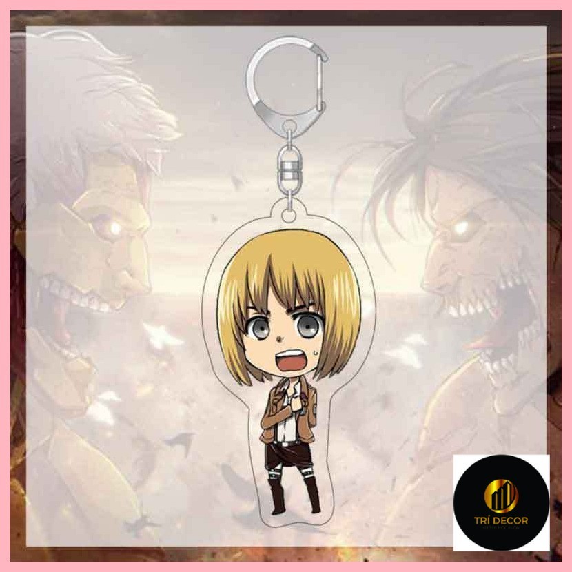 Titan Eren Jaeger Carla Jaeger Mikasa Attack Keychain · Ackerman Armin ...