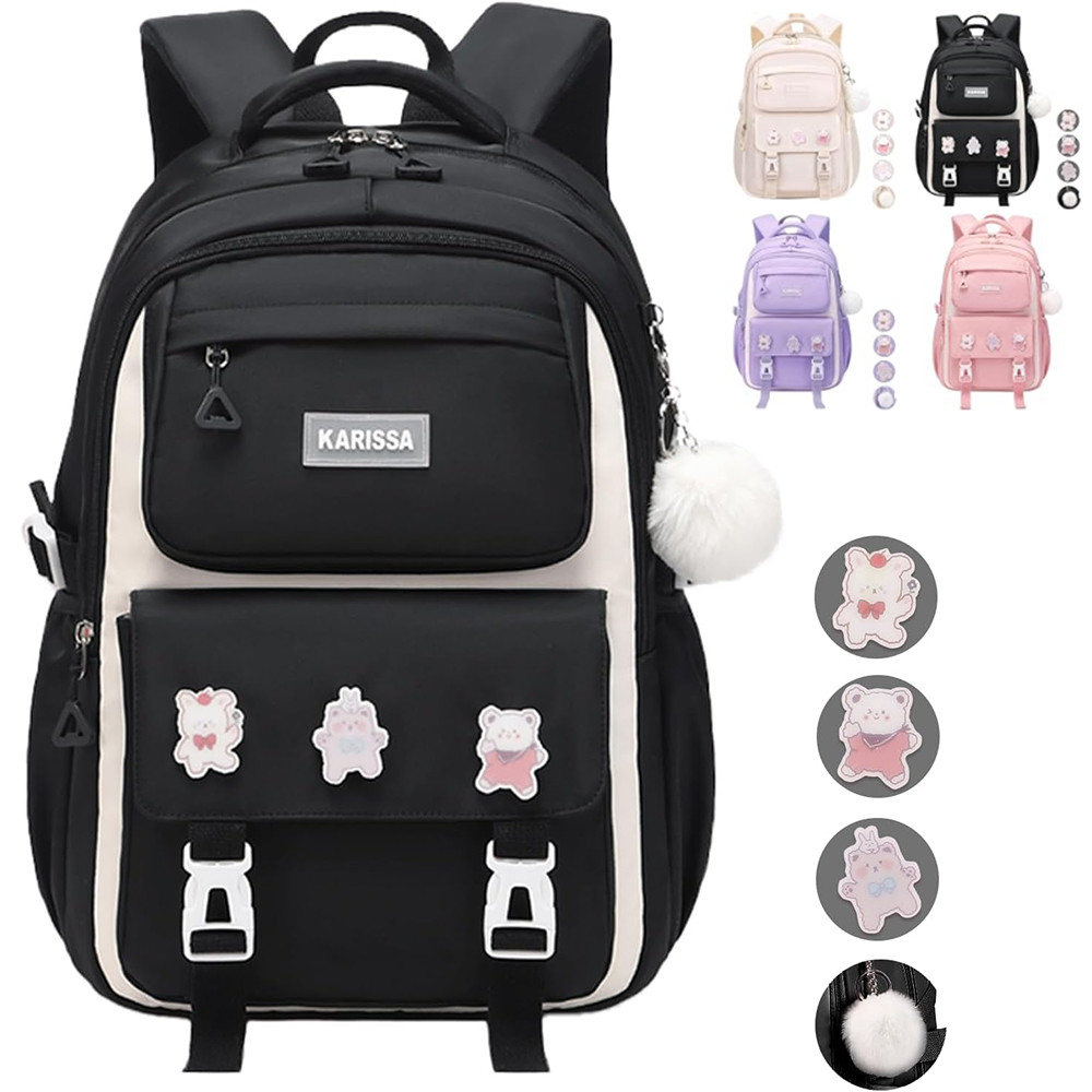 School Backpacks for Girls Middle Schoolbag Elementary Student Bookbag Large Casual School Daypacks for Teens Girls Shopee Malaysia