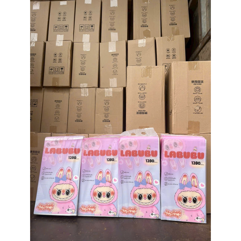 01 Bag of LABUBU Multi-Purpose Paper Towels, Wall-Mounted Paper Towels ...