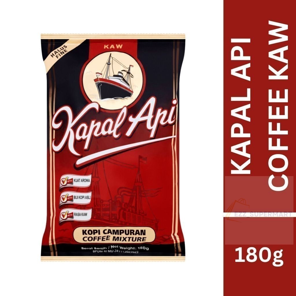 KAPAL API Kopi Kaw Halus Fine Coffee Mixture (180g) | Shopee Malaysia