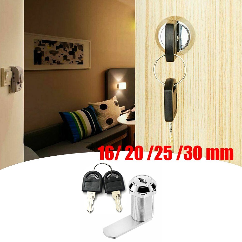 (HUND) Door Lock for Cabinet Mailbox Drawer Cupboard Locker 16/20/25 ...