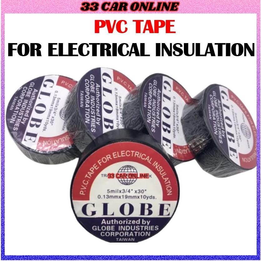 GLOBE PVC ELECTRICAL TAPE WIRING TAPE SEAL TAPE (MADE IN TAIWAN