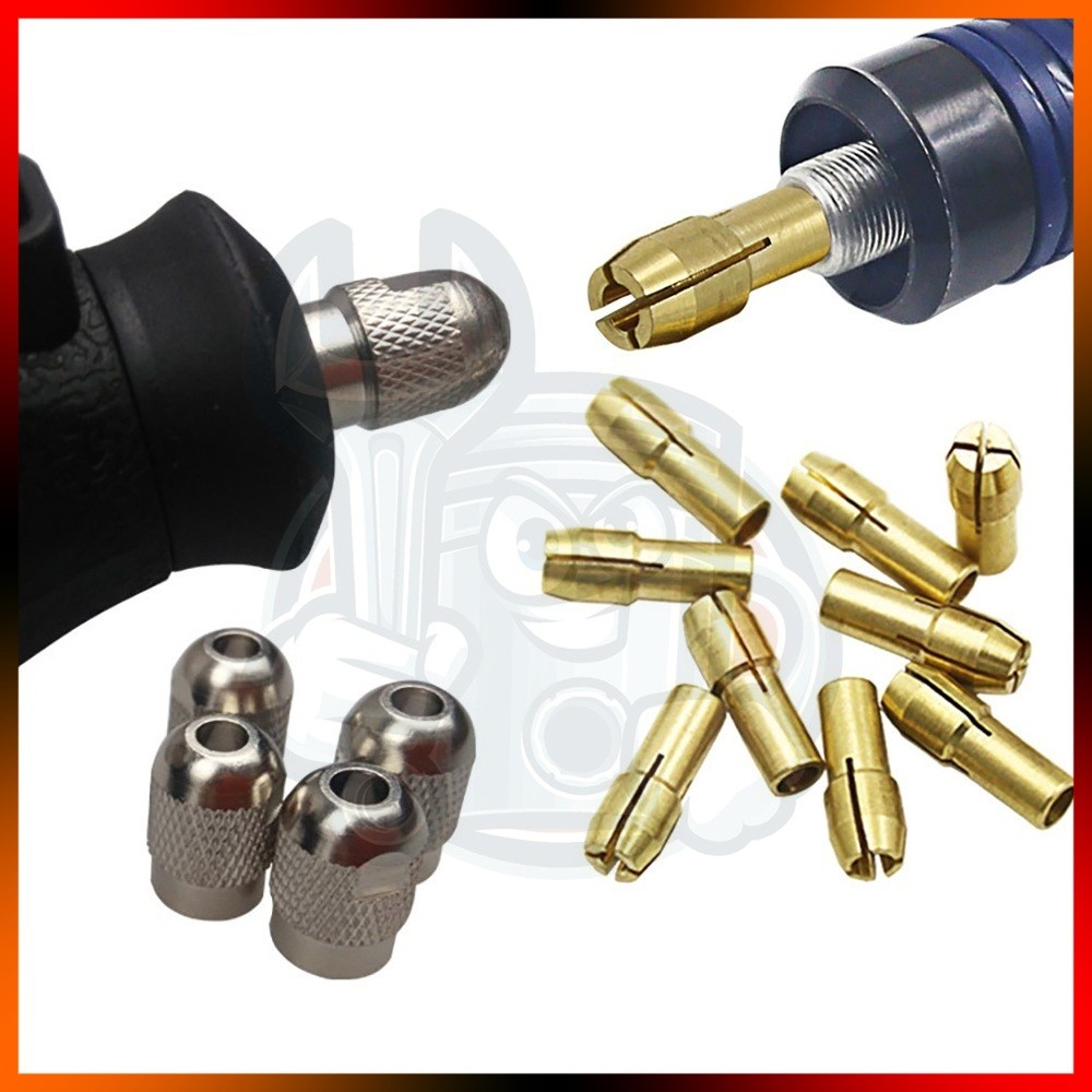 Collet Chuck 2.4mm 3mm 3.2mm Collet Chuck Cap M8x0.75 For Flex Flexible ...