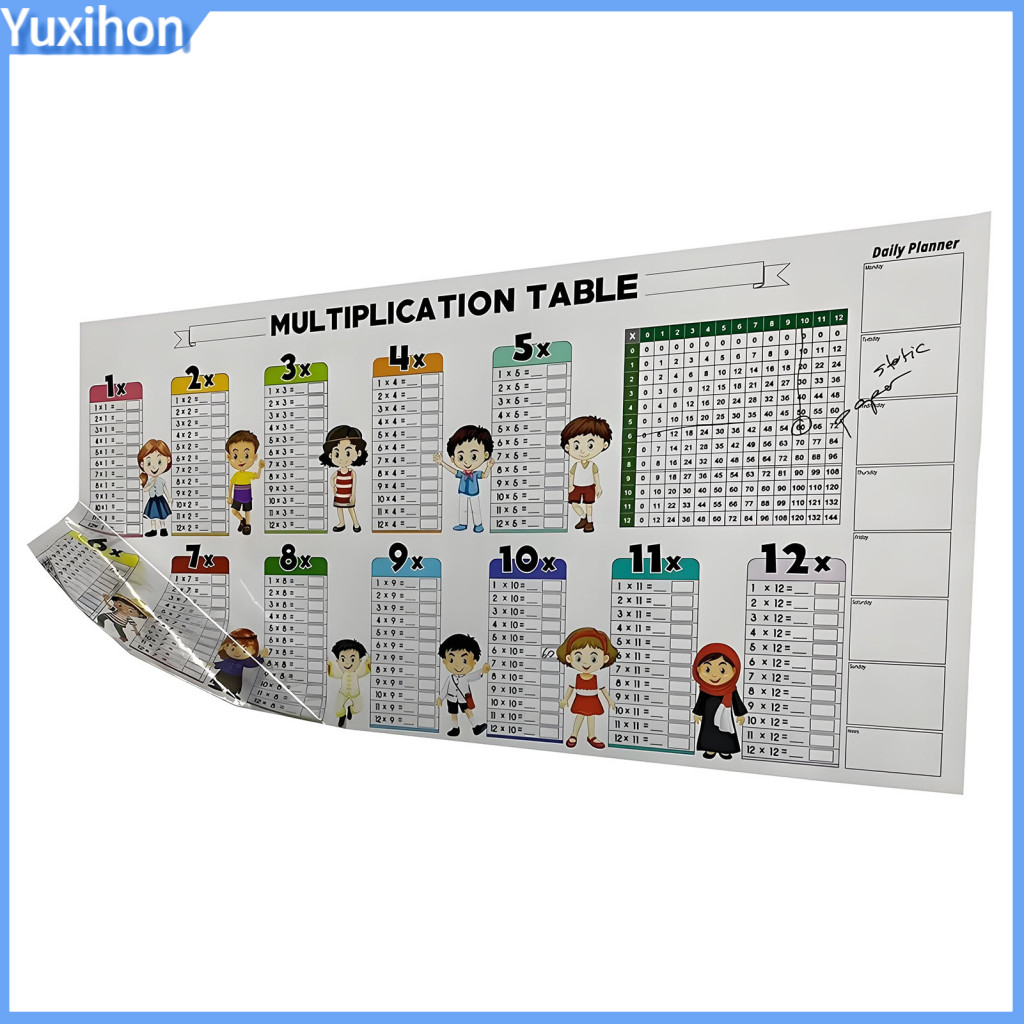 Yuxihon| Easy-to-use Math Learning Tool Math Learning Chart Colorful ...