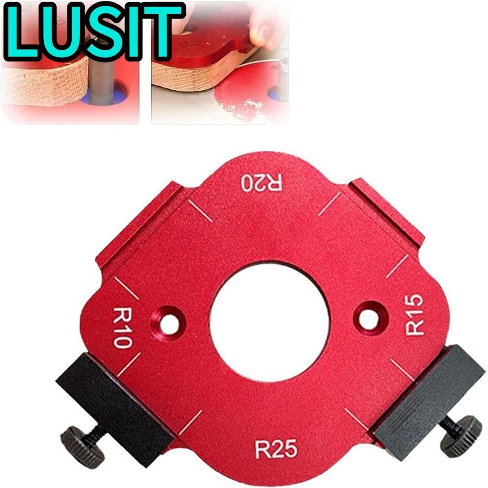 LUSIT 1/2Pcs Arc Angle Positioning Template, Aluminum Alloy Portable ...