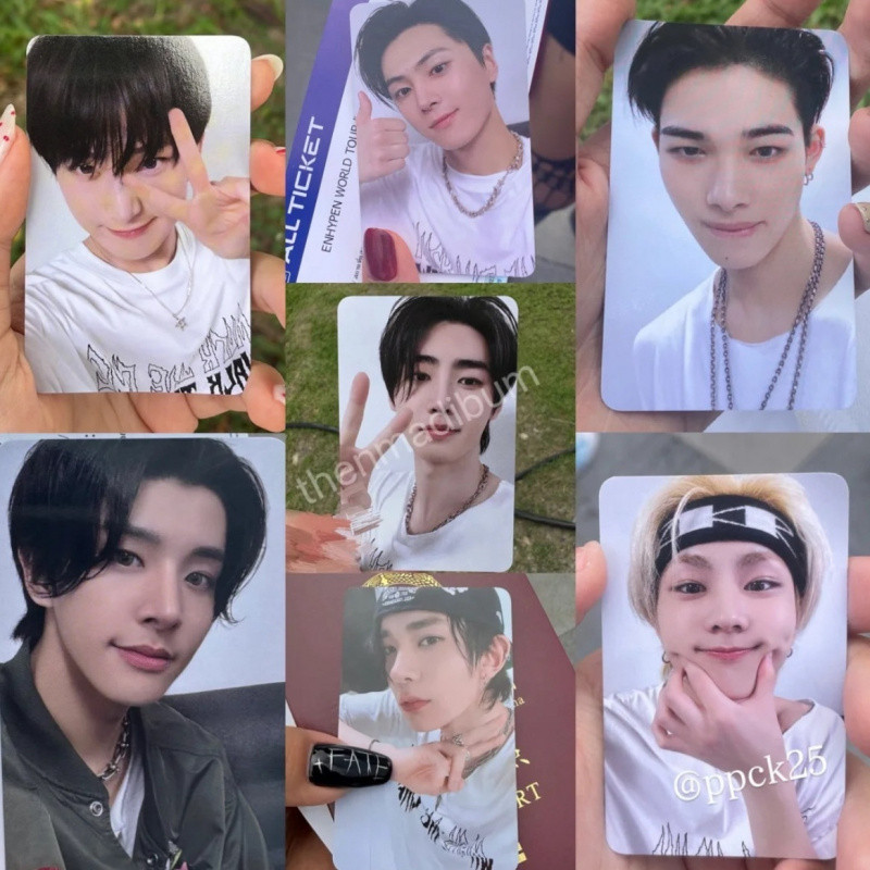 Genuine enhypen Bangkok Field zone Card Set enhypen Photocard