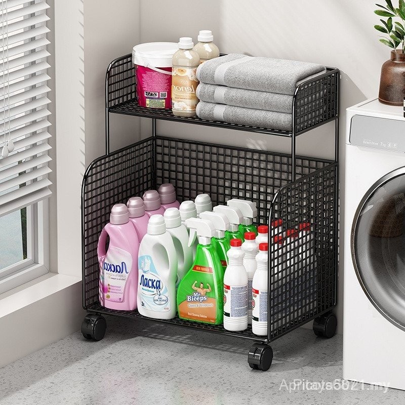 Toilet Toilet Rack Laundry Liquid Rack Storage Washing Machine Side ...