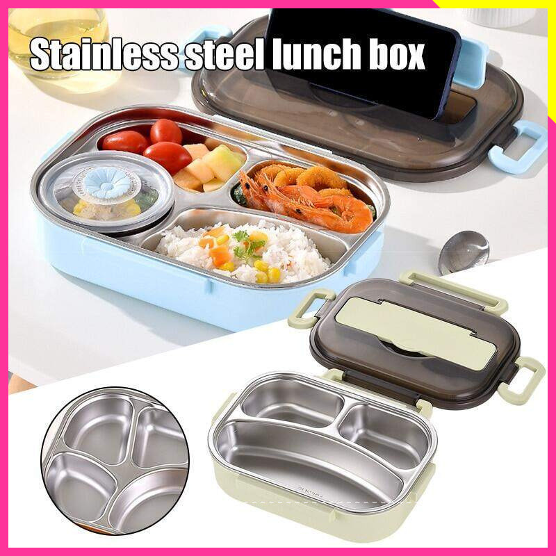 304 Stainless Steel Lunch Box Leakproof Bento Box Insulated Lunch Box ...