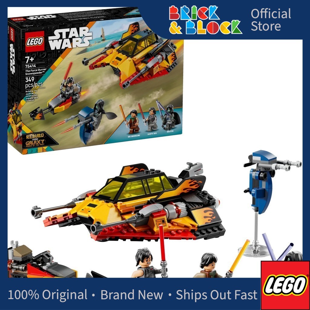 LEGO 75414 The Force Burner Snowspeeder™ | LEGO Star Wars | Shopee Malaysia