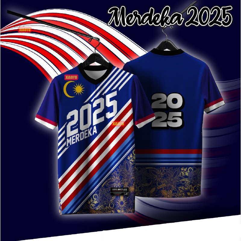 Malaysia Merdeka 68 2025 Special Design of Merdeka Clothing Slave ...