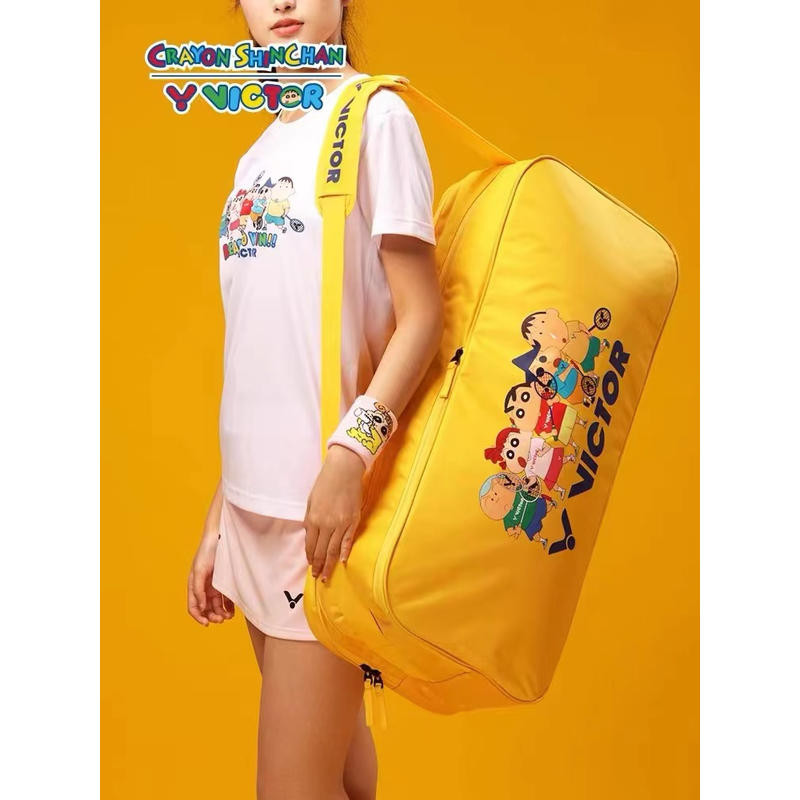 Wickdo Genuine VICTOR Victory Badminton Bag Crayon Shin-Chan Co-Branded ...