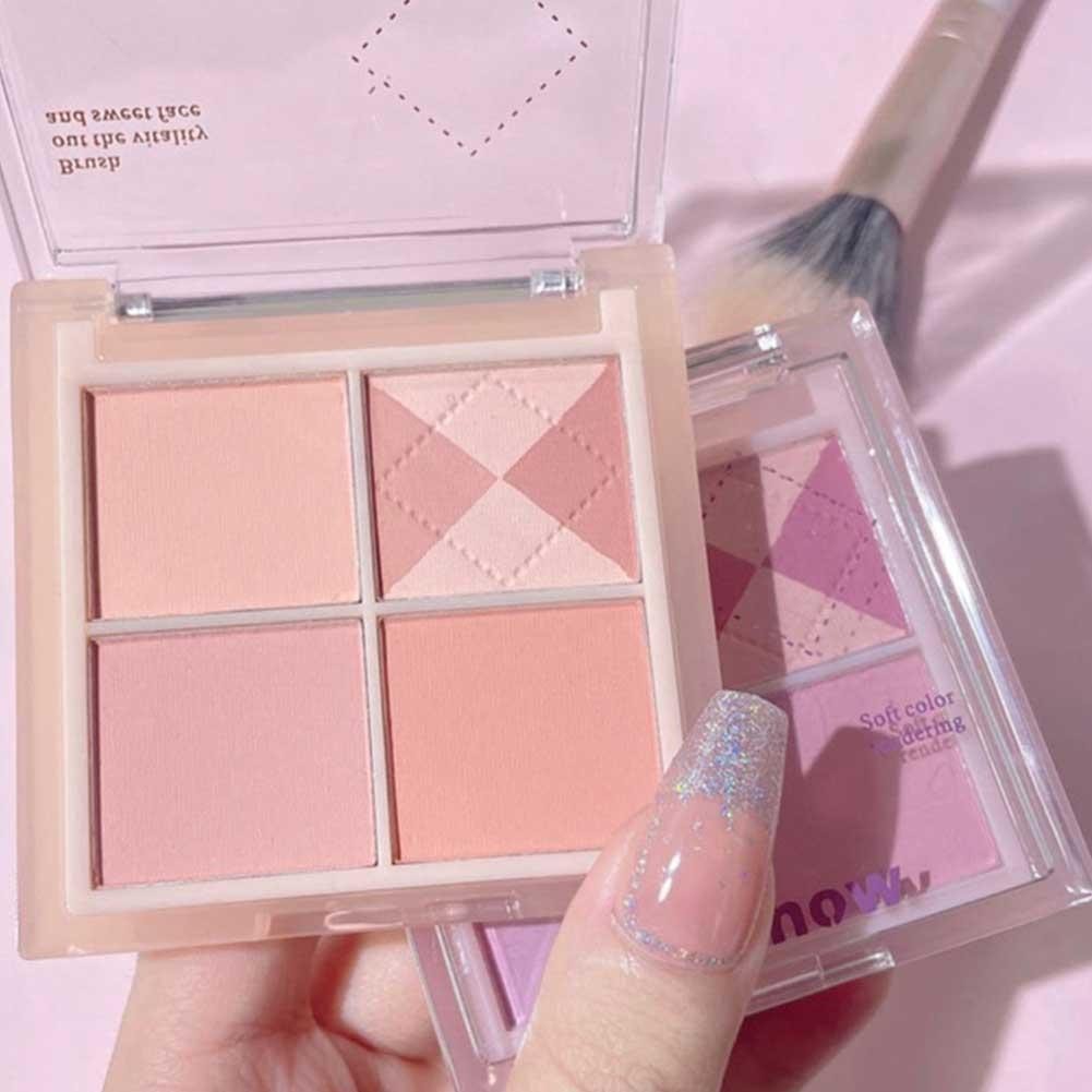 Four-color Blush Palette Blush Palette Four Color Fit Makeup Skin Daily ...