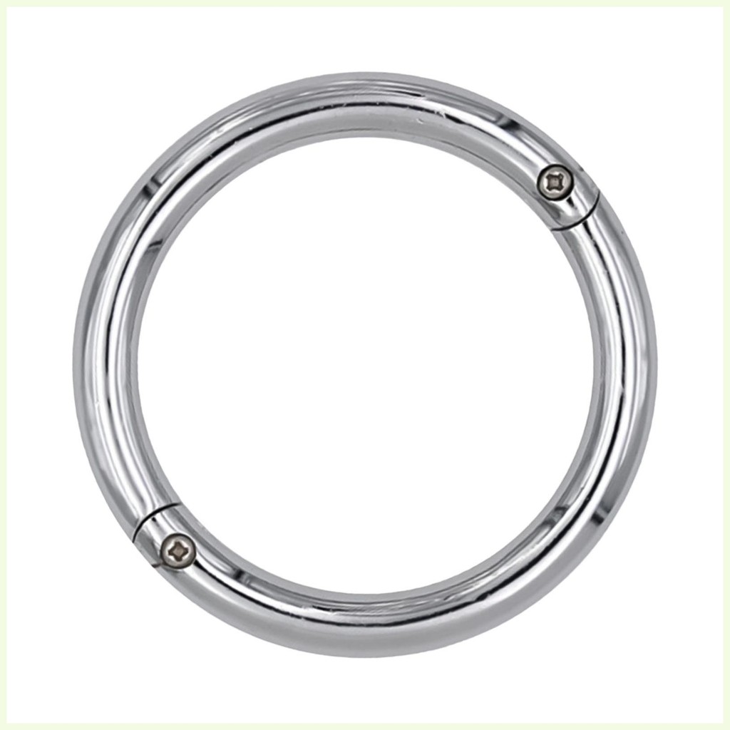 PREMIUM INSTRUMENTS Bull Nose Ring – 2.5" Diameter With Screw, Brass