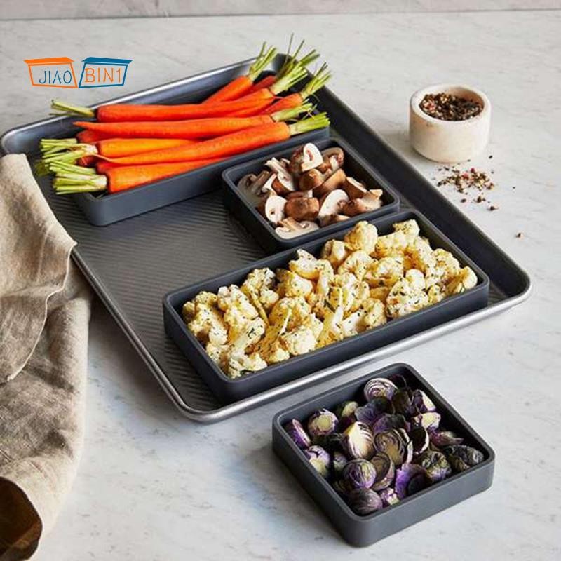 Sheet Pan Dividers for Easy Cooking & Meal Prep - Oven, Microwave ...