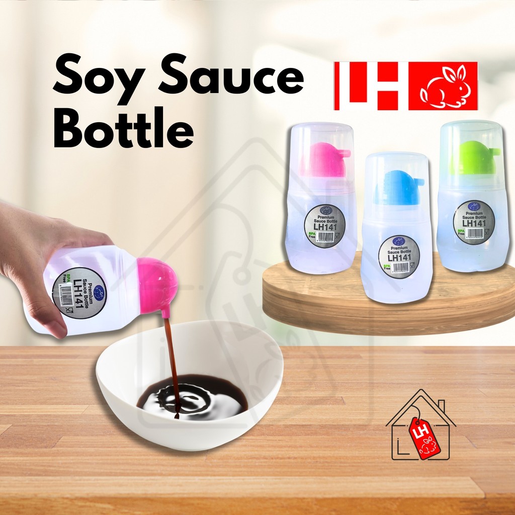 Botol Kicap Plastik 300ml / 500ml | Soy Sauce Bottle Refillable | Botol ...