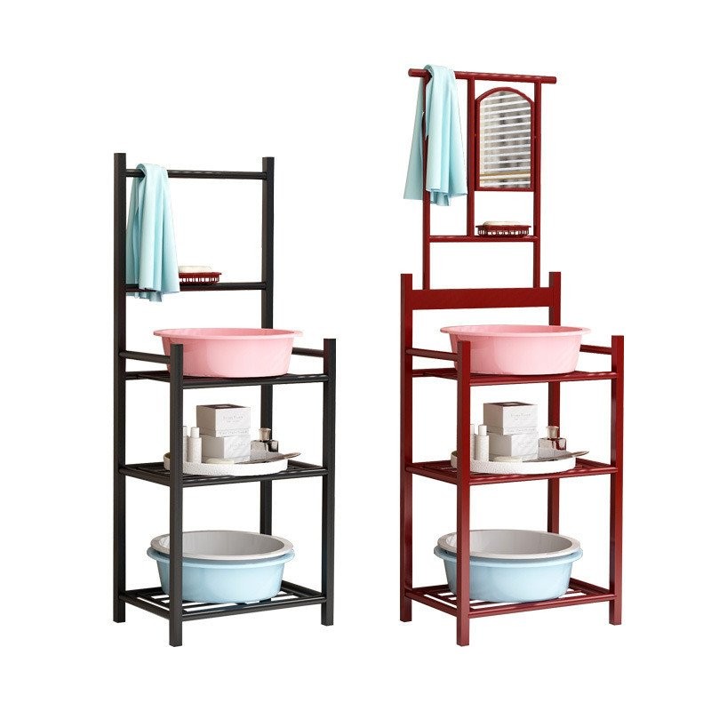 Floor-standing Basin Rack Hand-washing Simple Household Washbasin ...