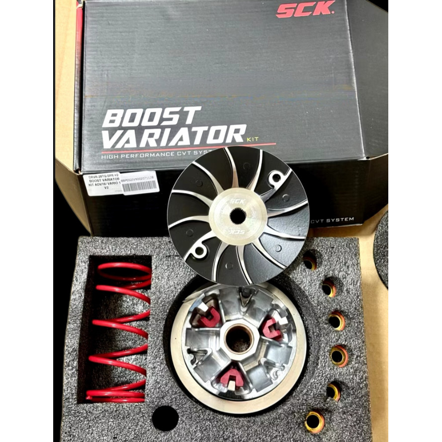 SCK RACING BOOST VARIATOR CVT PULLEY KIT *V2 * [ ROLLER 18G + 1450RPM ...