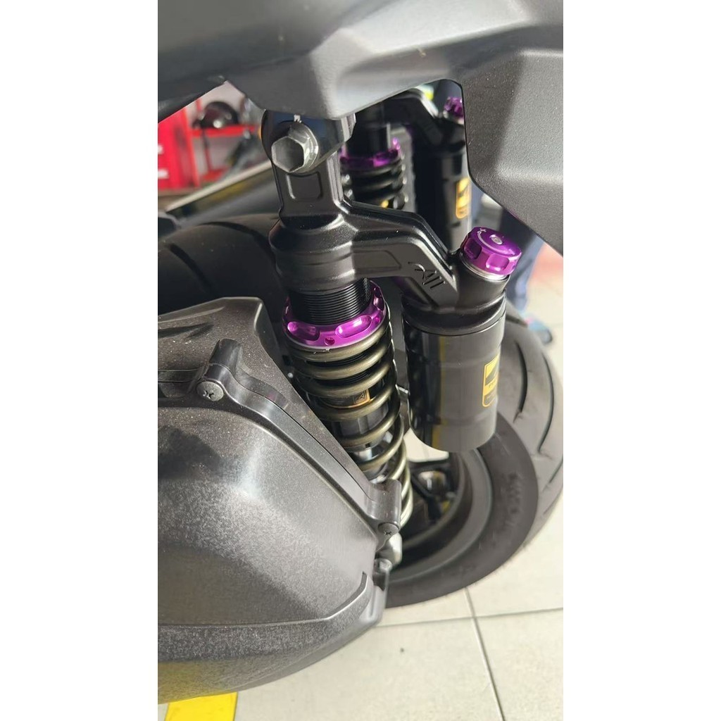 [ 345MM ] AJI RACING EDGE FLOW SERIES FORGED MONOSHOCK WITH GAS SCOOTER ...