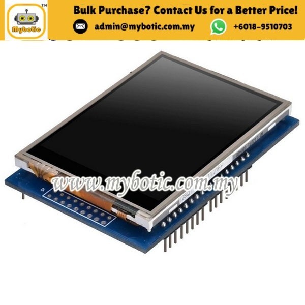 2.8'' Arduino TFT LCD Touchscreen Module (Colour Screen) | Shopee Malaysia