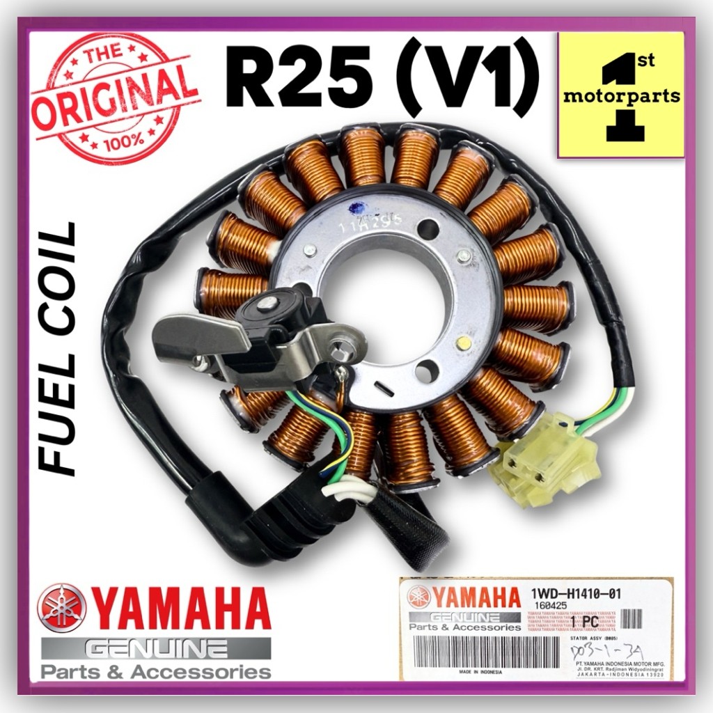 [100% ORI YAMAHA] R25 V1 V2 R25 V1 V2 FUEL COIL STATOR MAGNET COIL1WD ...