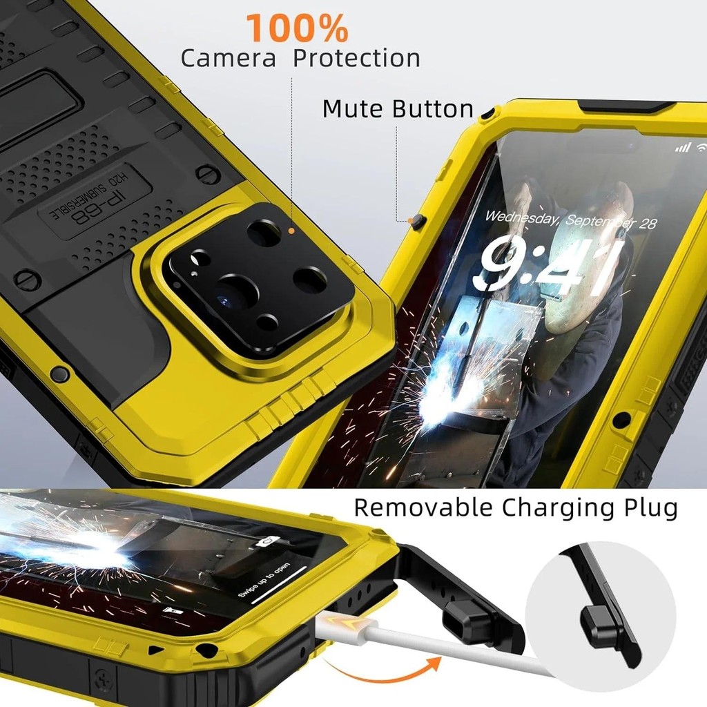 For iPhone 16 15 14 13 12 Pro Max XS XR 8 7 6 Plus SE3 IP68 Waterproof ...