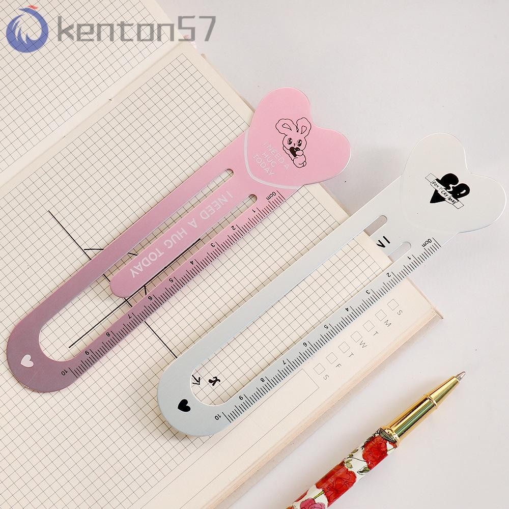 KENTON Love Heart Rule, Ins Metal Bookmark Rule, Portable Drafting ...