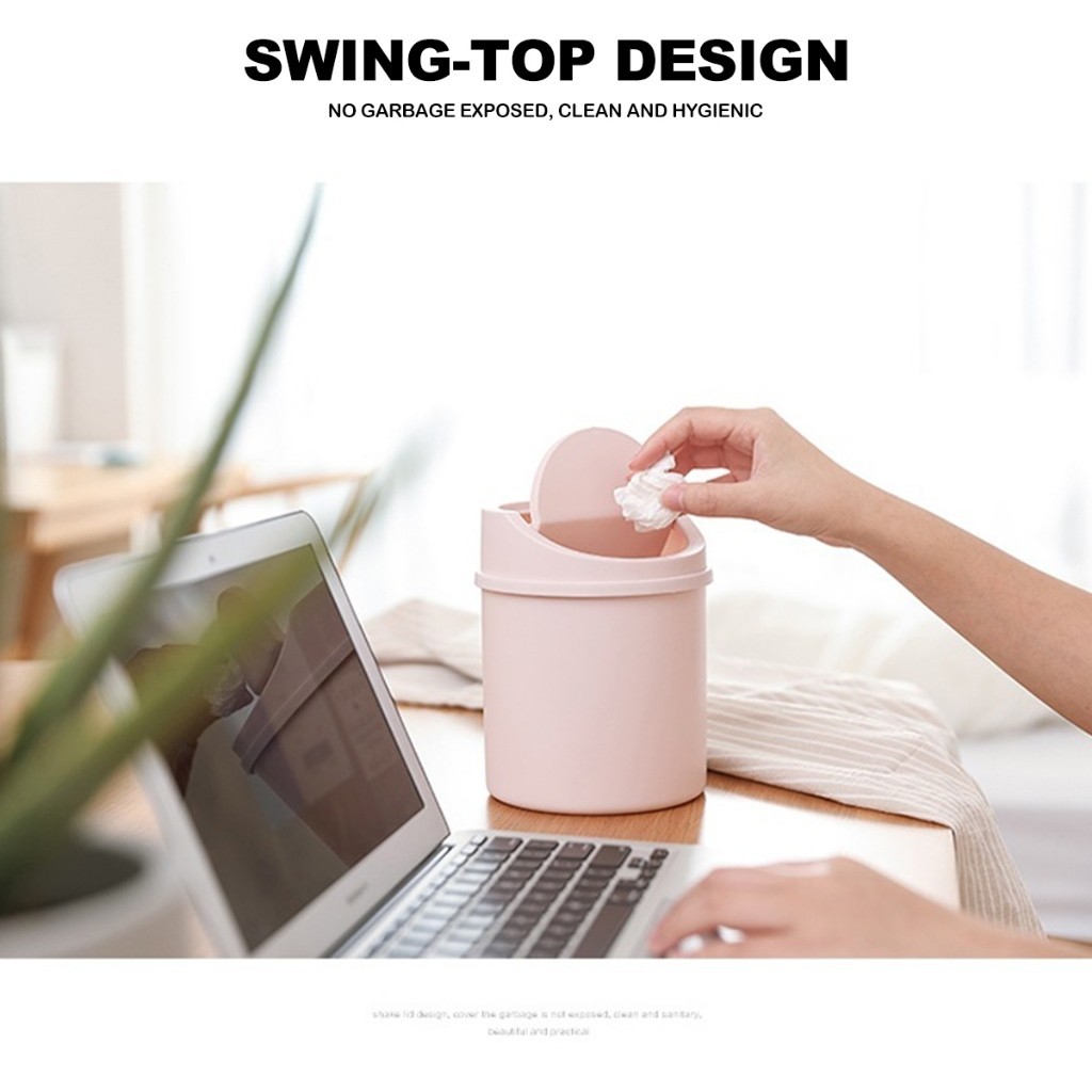 [MY] Mini Desktop Dustbin/ Office Room Dustbin Garbage Dispose/ Storage ...