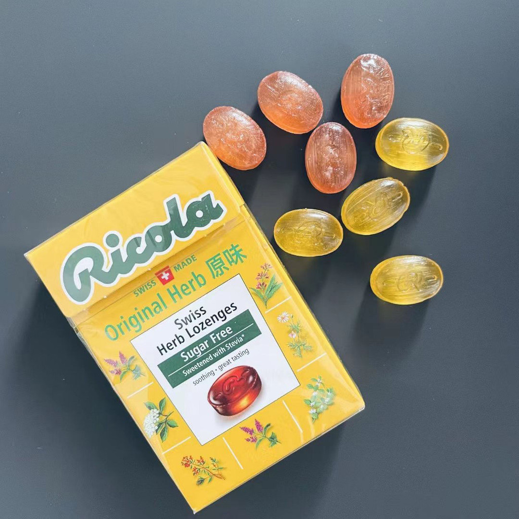 Switzerland Imported Ricola Lozenges SugarFree Fresh Mint Candy Hard