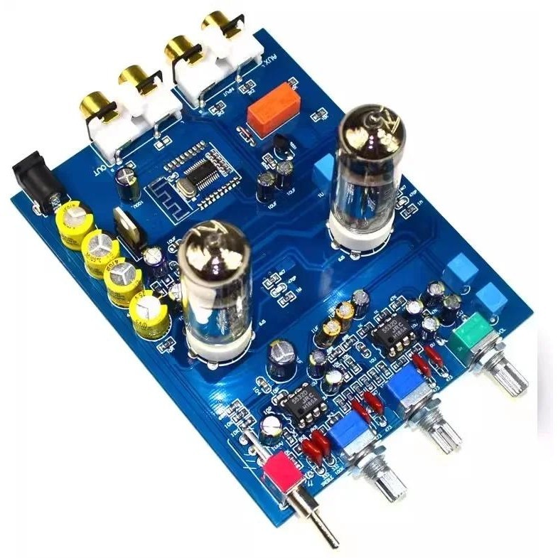 Douk Audio X1 Compact Tube Amplifier - Bluetooth 5.0, Phono Preamp, 320W, With Sub Output 3 thumbnail image