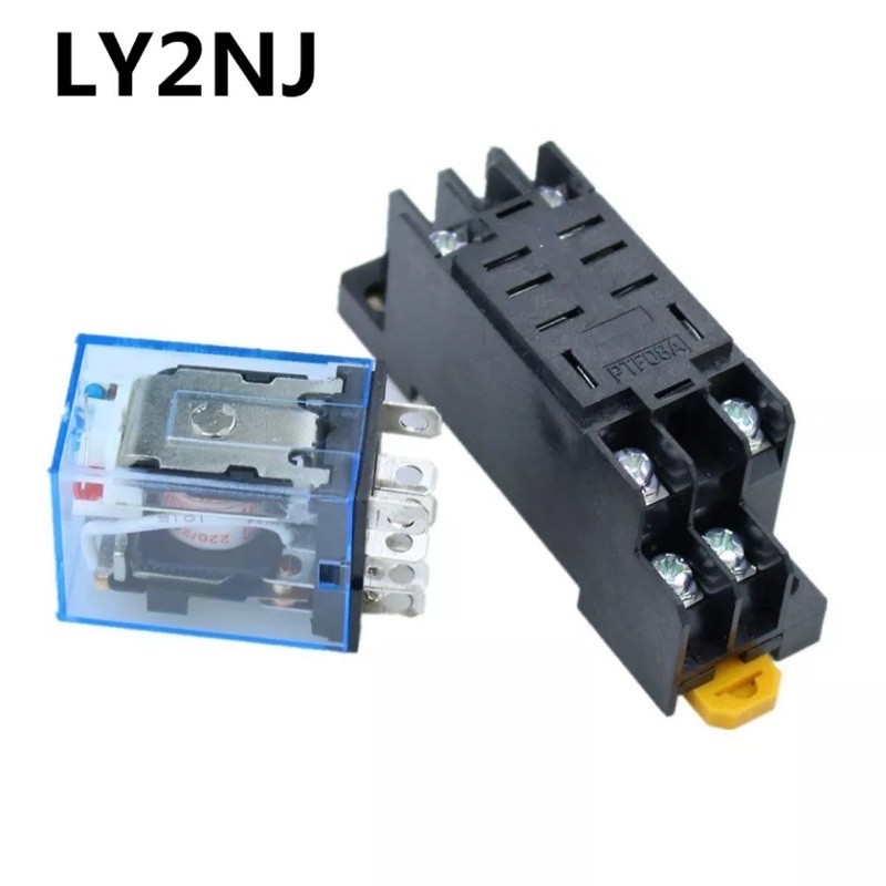 Full Set Relay Kit LY2NJ 12vdc 24vdc 220V AC Coil 8 Pins 240VAC LY2 ...