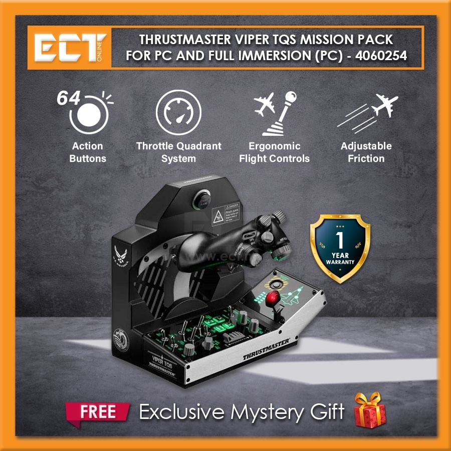 新品 Thrustmaster Viper TQS Mission Pack Viper TQS Mission Pack - Flying | Thrustmaster